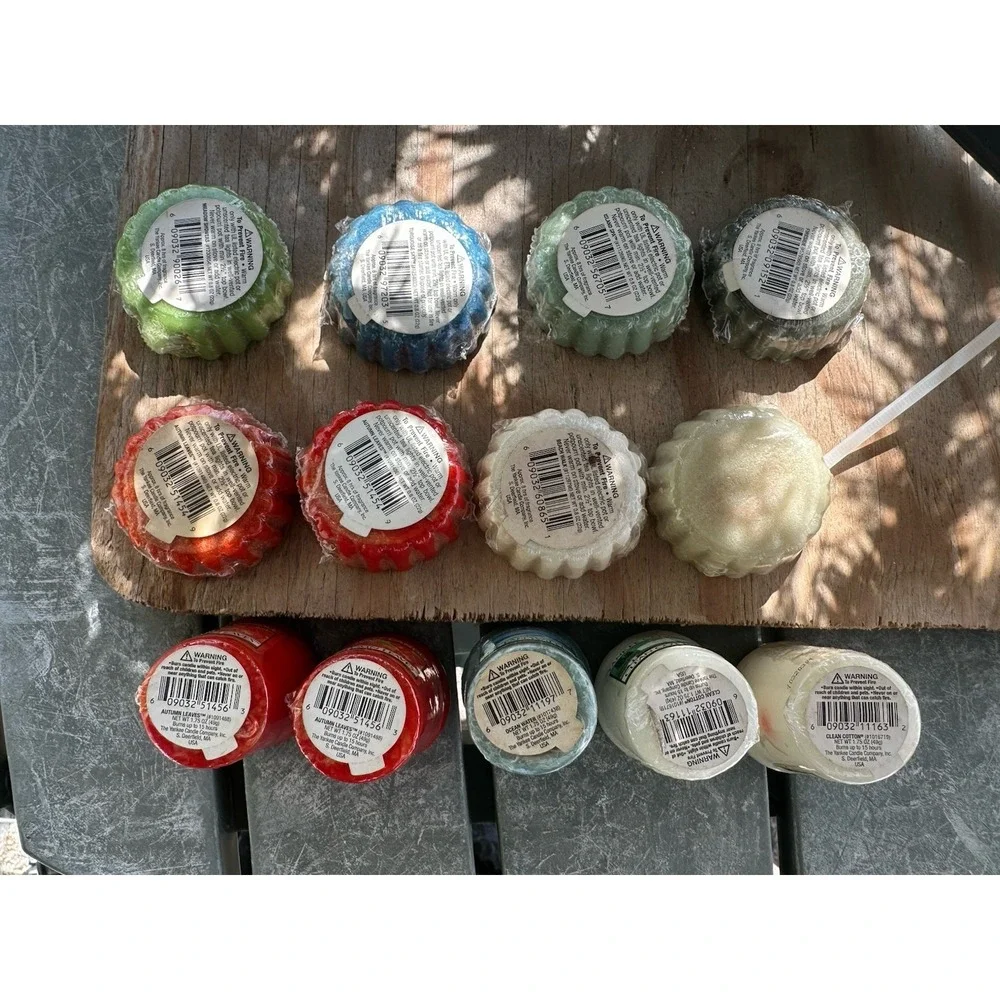 VTG Yankee Candle Tarts Candles Wax Melts Variety Of Scents Retired‎ Lot Of 13